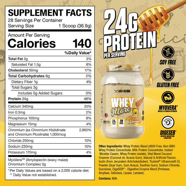 Axe & Sledge Whey More 30srv