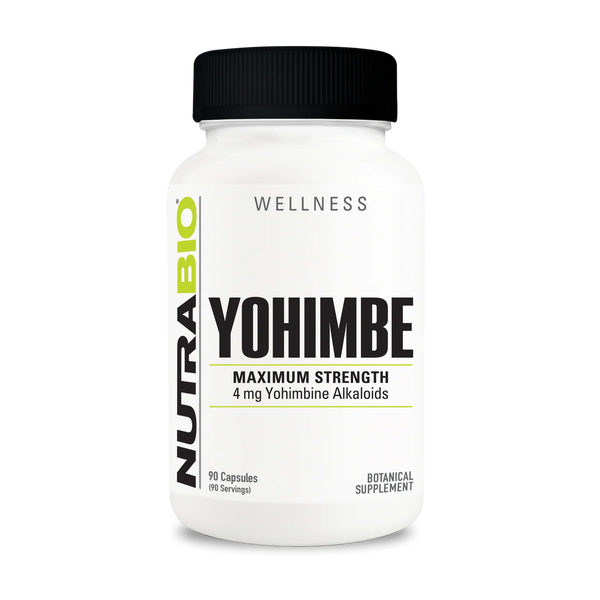 NutraBio Yohimbe 4mg 90Caps