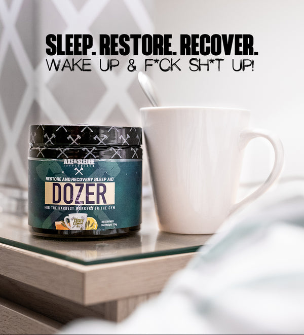 Axe & Sledge Dozer 30srv Honey Lemon Tea. Sleep. Restore. Recover. Wake up and F***k S**t Up!