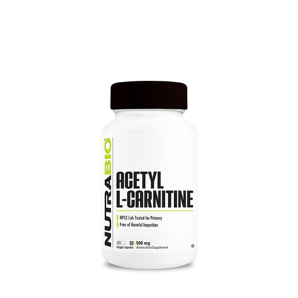 l carnitine nutrabio Acetyl L-Carnitine 500mg 90Caps