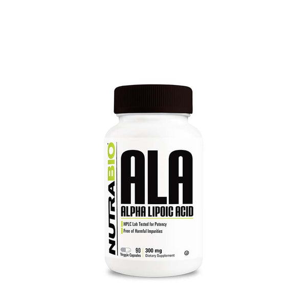 NutraBio Alpha Lipoic Acid 300mg 90Caps