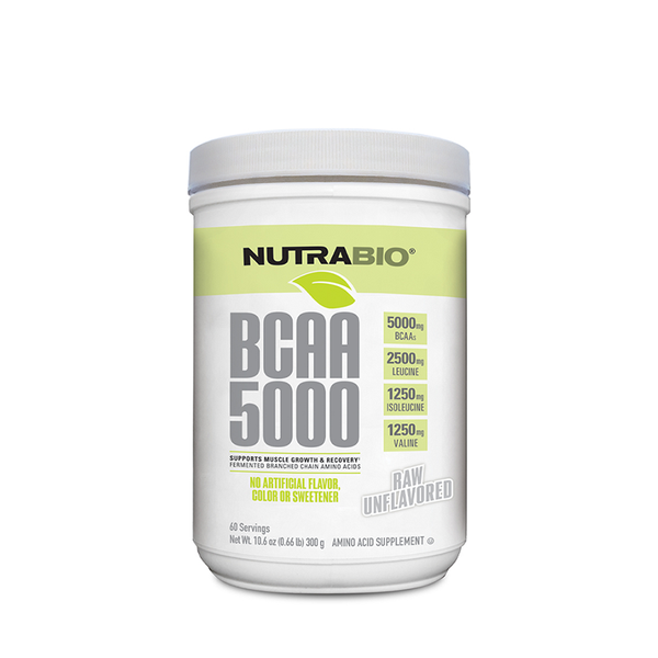 NutraBio BCAA Natural Powder 60srv