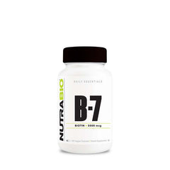 NutraBio Biotin 5000mg 90Caps