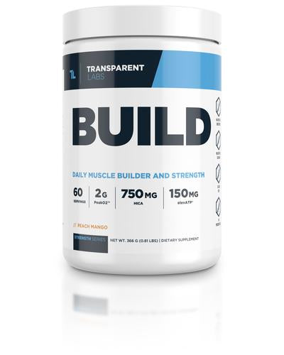 Build Peach Mango 60srv Transparent Labs Daily Muscle Builder and Strength