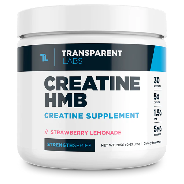 Strawberry Lemonade Creatine HMB Creatine Supplement 30srv from Transparent Labs Strength Series