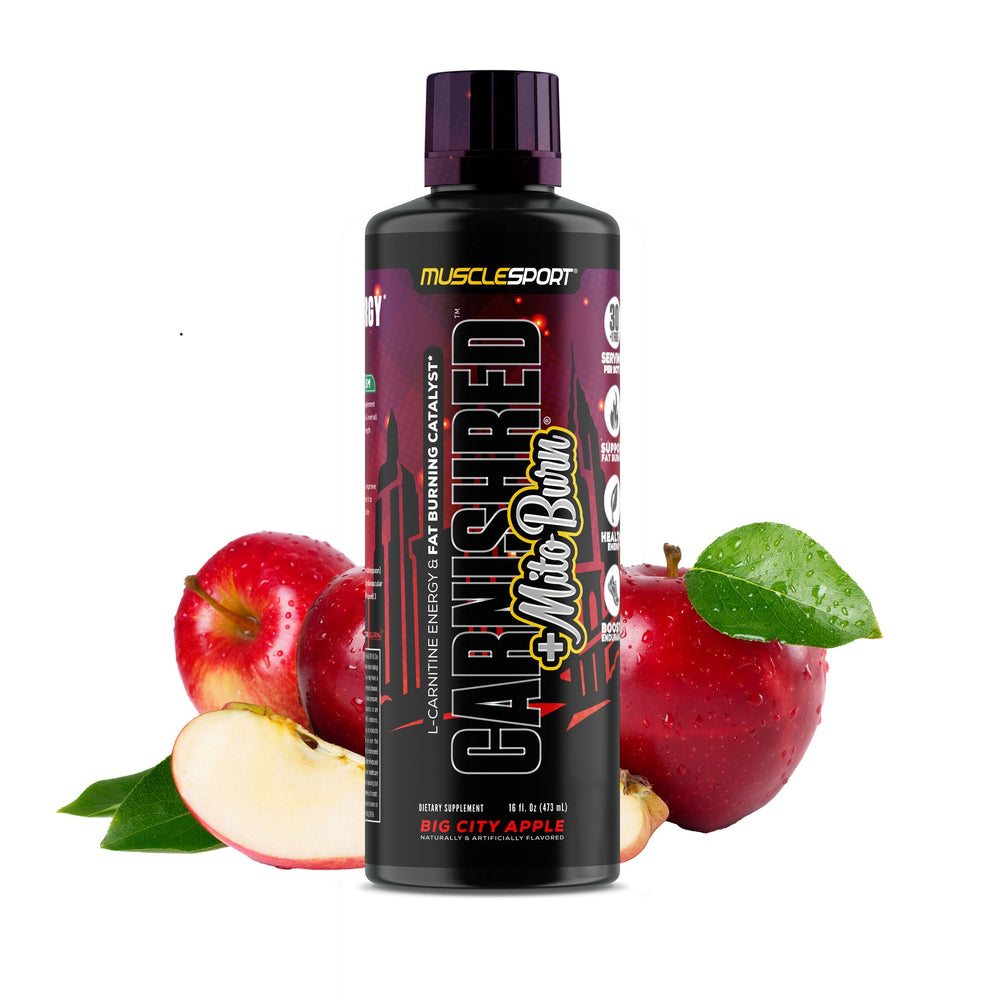MuscleSport CarniShred + Mitoburn 31 Servings / Big City Apple