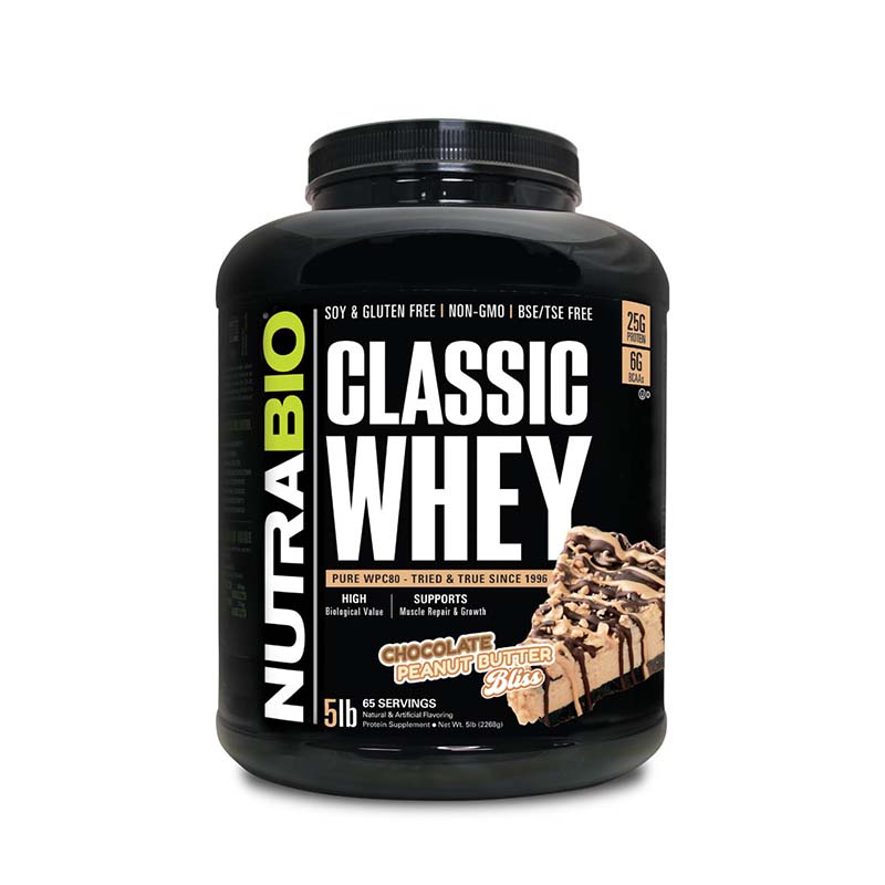 NutraBio Classic Whey Protein 5lb