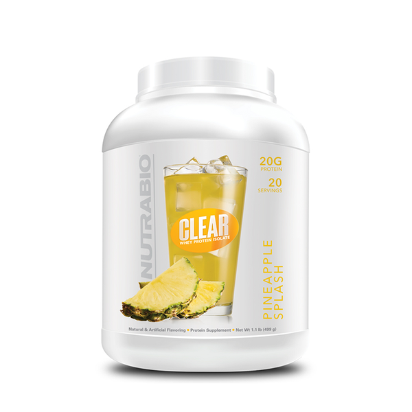 NutraBio Clear Whey Protein Isolate 20srv