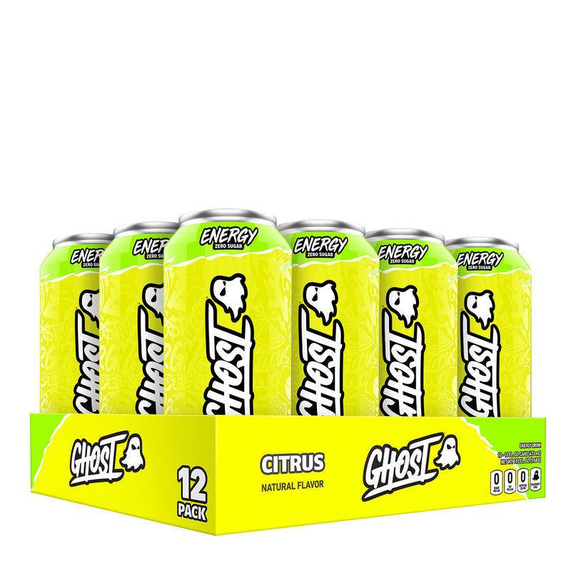Citrus flavor 12 pack of Ghost Energy