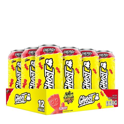 Sour Patch Kids Redberry flavor 12 pack of Ghost Energy