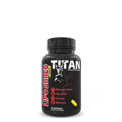 Titan Nutrition Lipo Shred 60Caps (Best By 4/30/25)