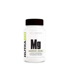 NutraBio Mg Magnesium 120Caps