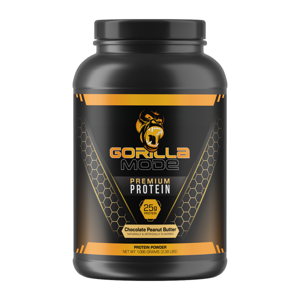 Chocolate Peanut Butter Gorilla Mode Protein, premium protein, 30srv