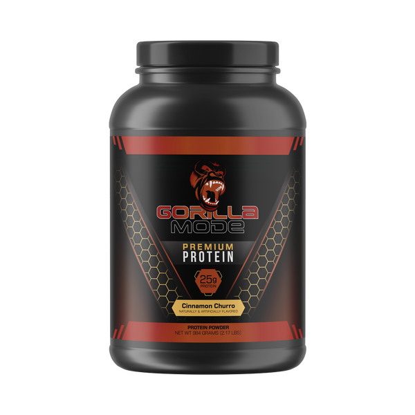 Cinnamon Churro Gorilla Mode Protein, premium protein, 30srv