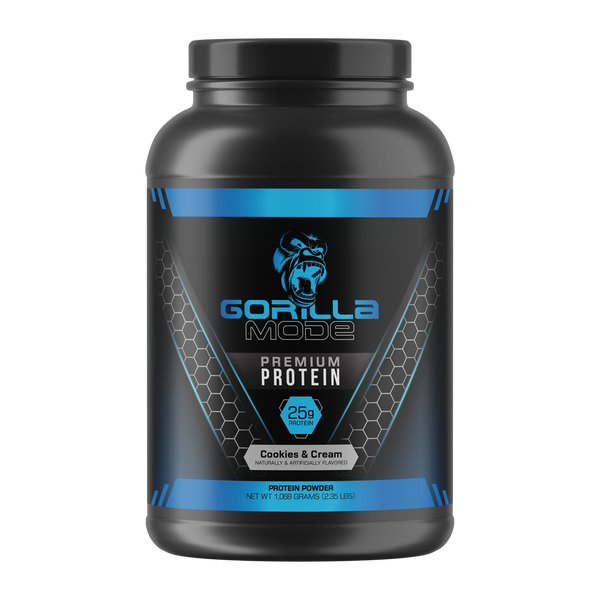 Cookies and Cream Gorilla Mode Protein, premium protein, 30srv