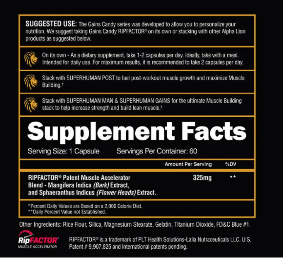 Supplement Facts