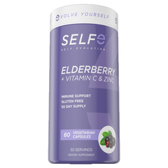 Self Evolve Elderberry Vitamin C & Zinc 60Caps