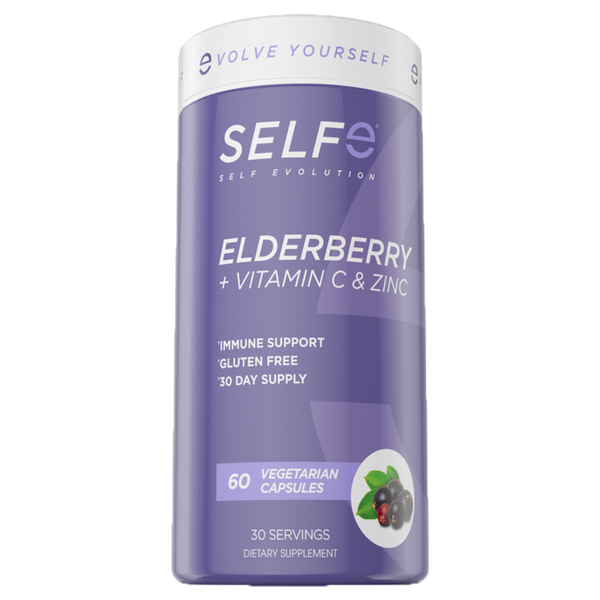 Self Evolve Elderberry Vitamin C & Zinc 60Caps