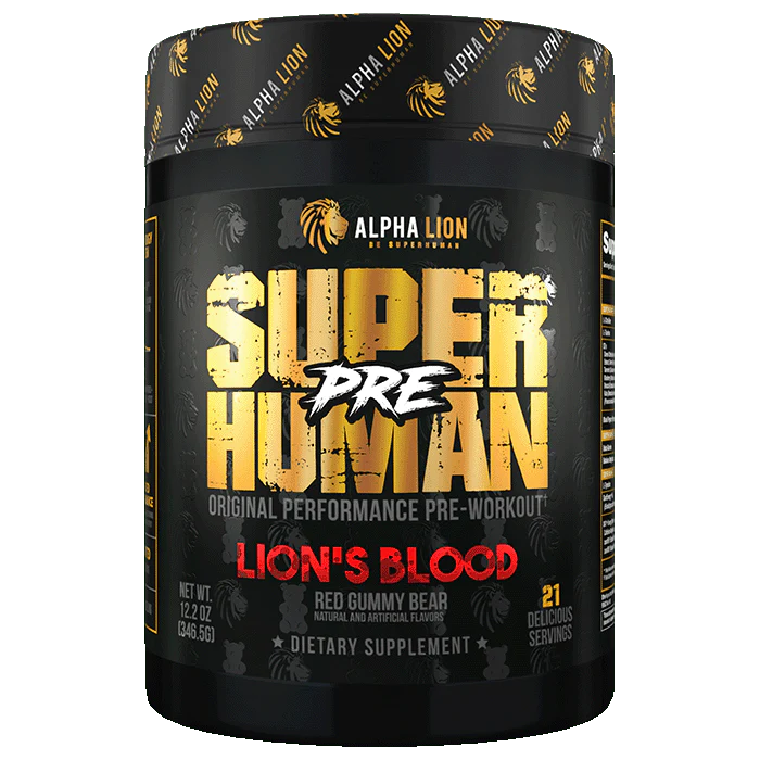 Superhuman Pre-Workout - Alpha Lion Pre Workout - Nutrition Faktory –  Nutrition Faktory