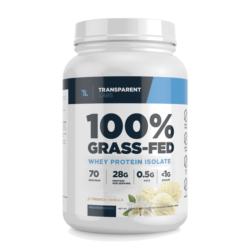 Transparent Labs Grass Fed Isolate 30srv