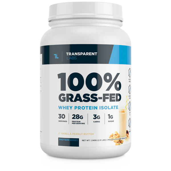 Transparent Labs Grass Fed Isolate 30srv