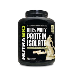 NutraBio Whey Protein Isolate 5lb