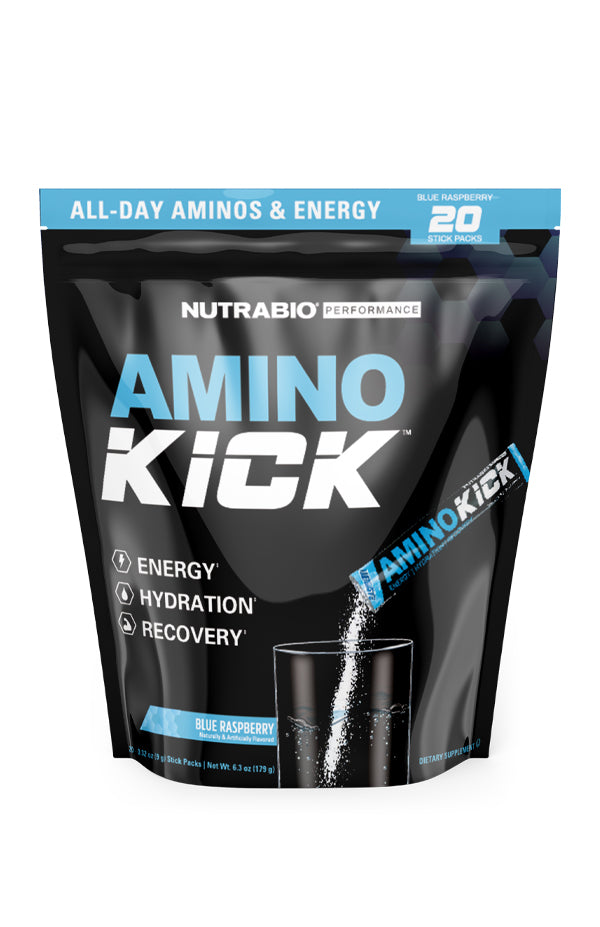 NutraBio Amino Kick Stick Pack 20srv