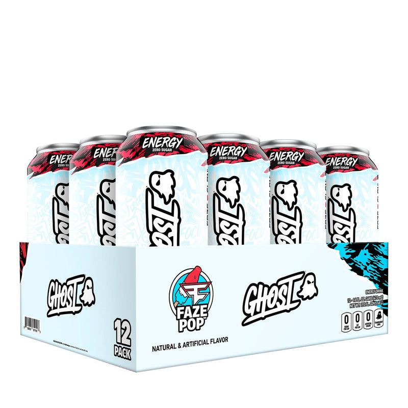Faze Pop flavor 12 pack of Ghost Energy