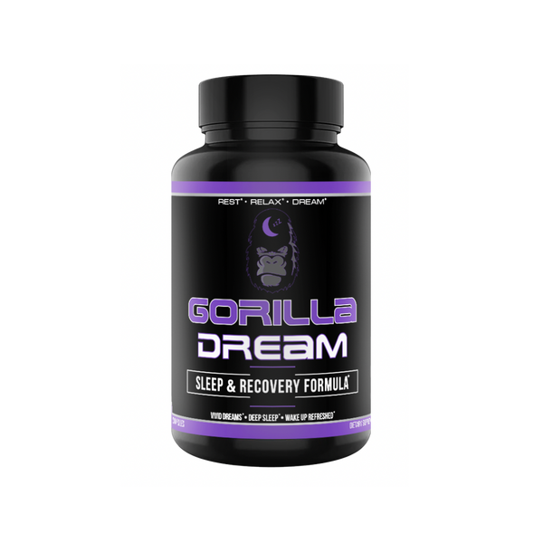 Gorilla Dream Gorilla Mind Sleep and recovery formula. Wake up refreshed