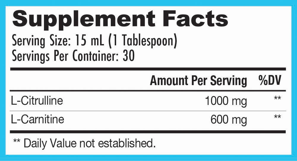 NuEthix Liposomal L-Carnitine 30srv – Nutrition Faktory