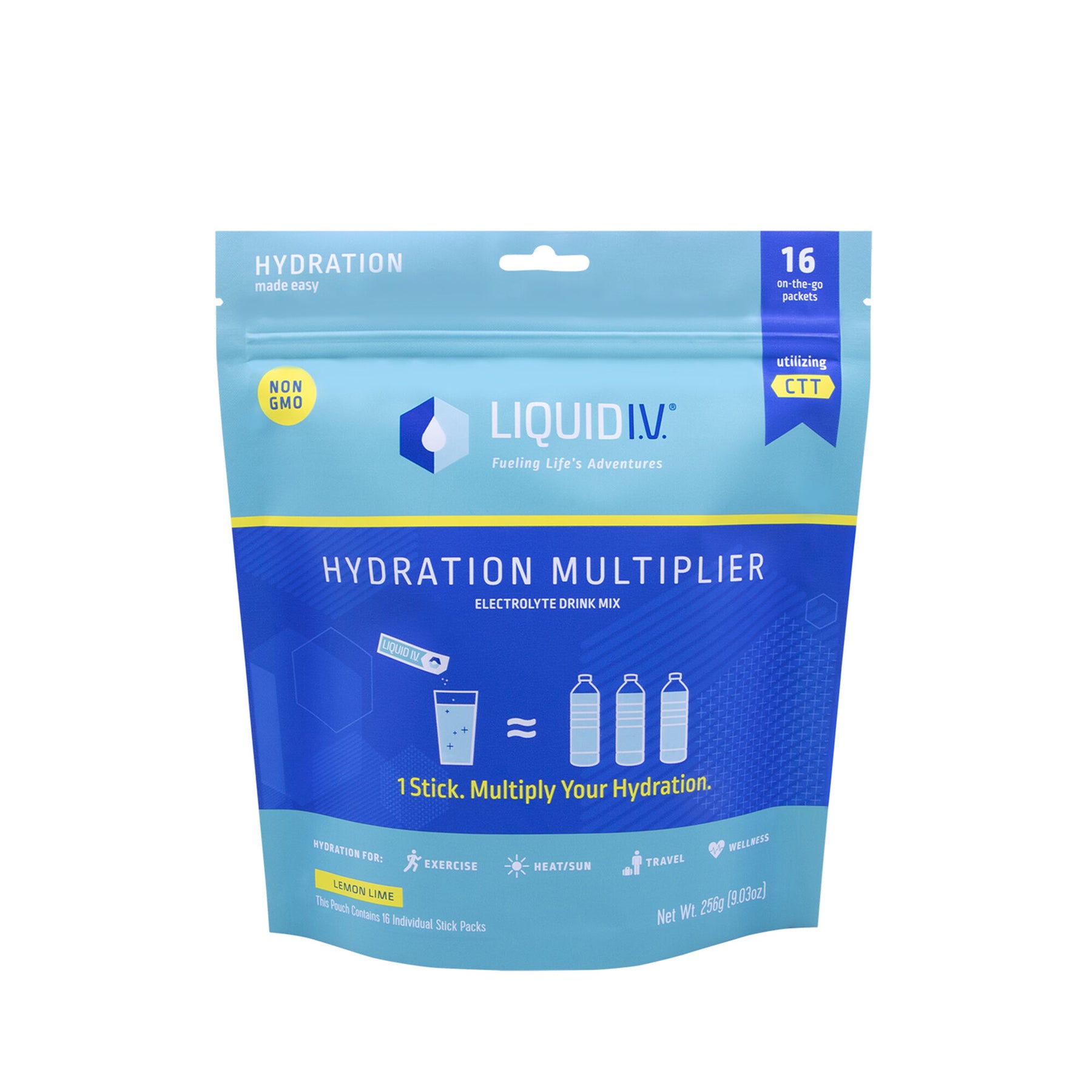 Liquid I.V. Hydration Multiplier, Electrolyte Drink Mix 16 Packet
