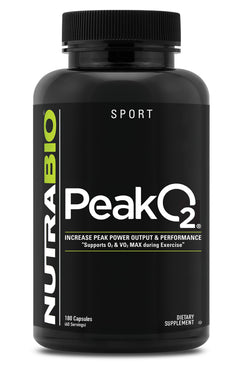 NutraBio Peak O2 180Caps