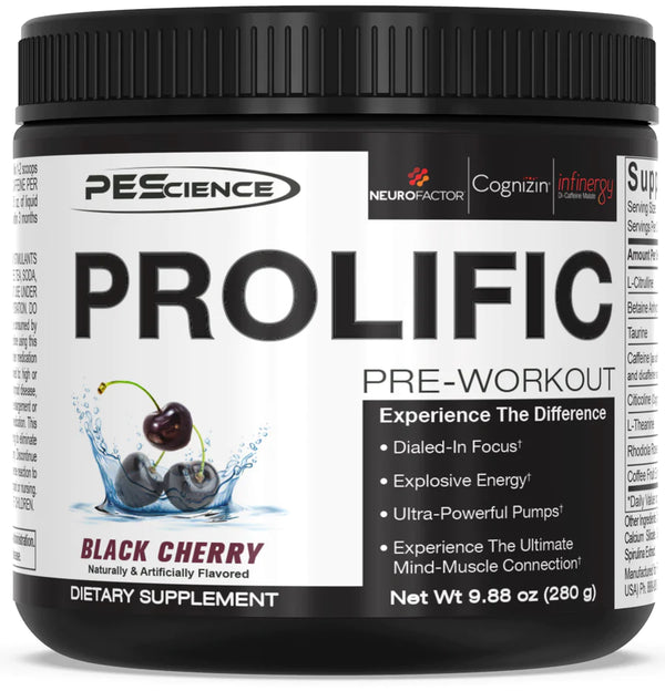 PEScience Prolific 40/20 Servings - Nutrition Faktory 