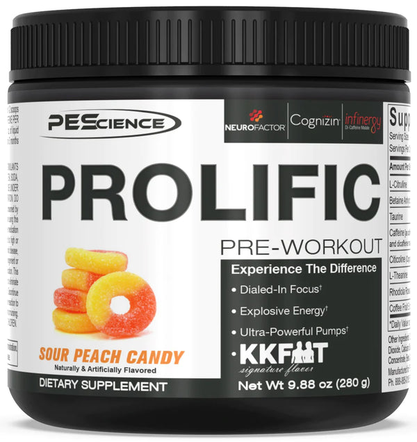 PEScience Prolific 40/20 Servings - Nutrition Faktory 