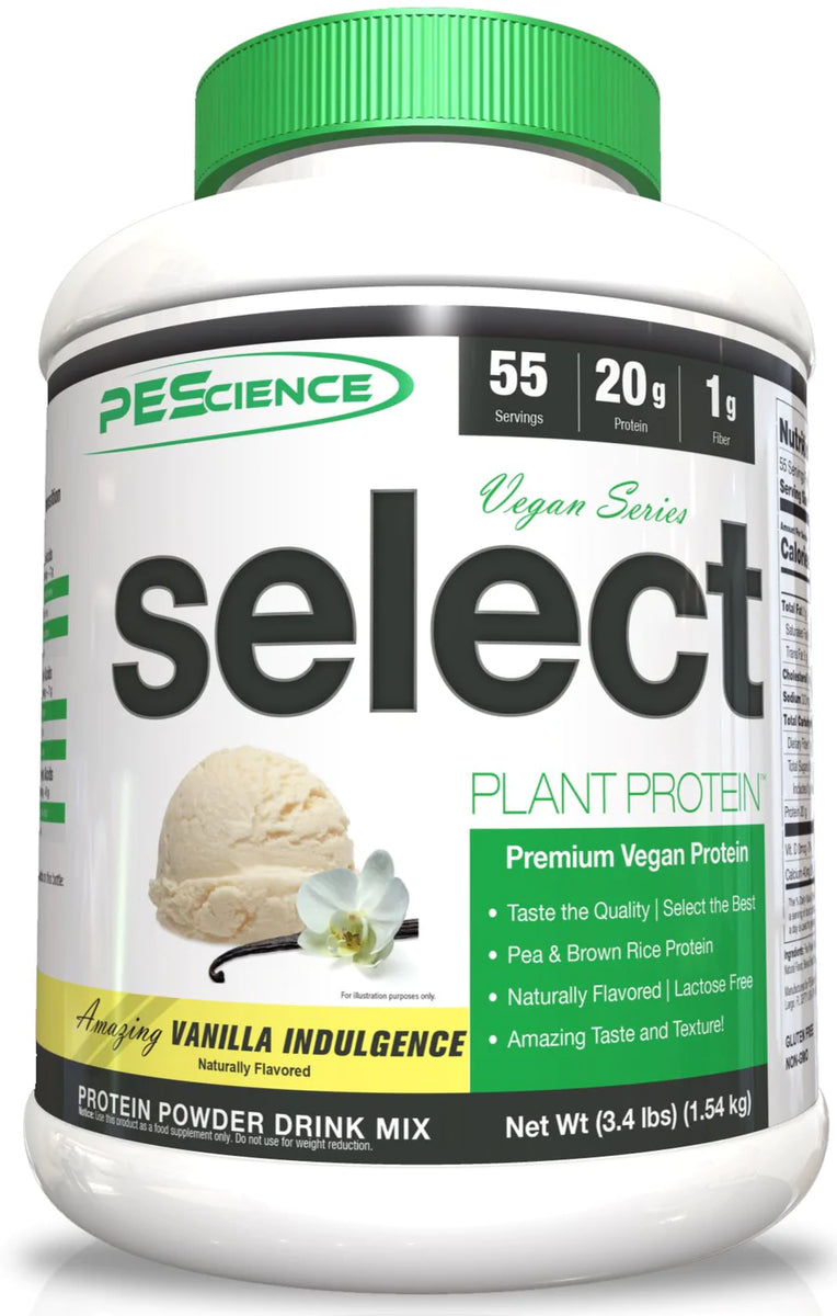 Vegan Select Protein Powder 55srv | PEScience – Nutrition Faktory