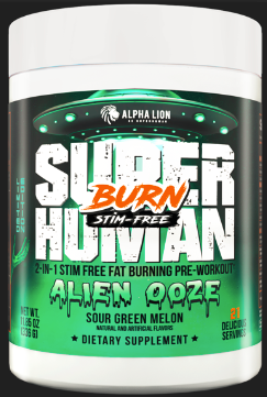 Alpha Lion Superhuman Burn (Stim- Free) 50srv