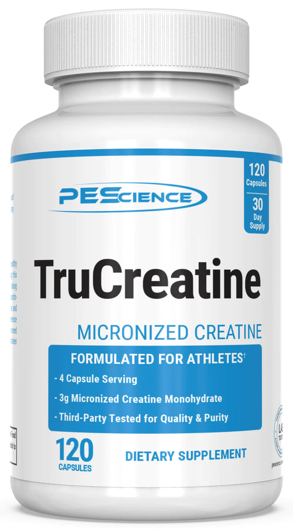 PEScience TruCreatine 120Caps - Nutrition Faktory 