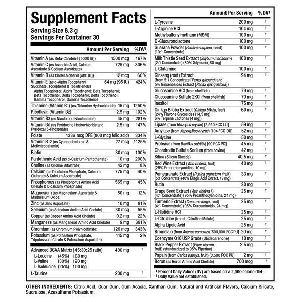 Supplement Facts