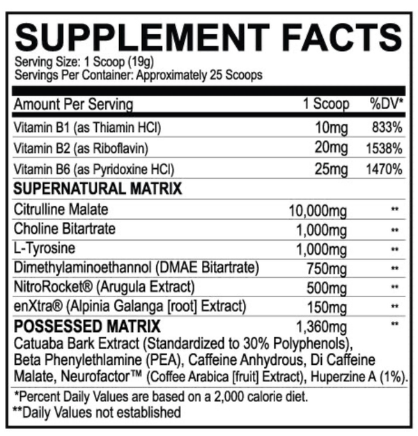 Supplement Facts